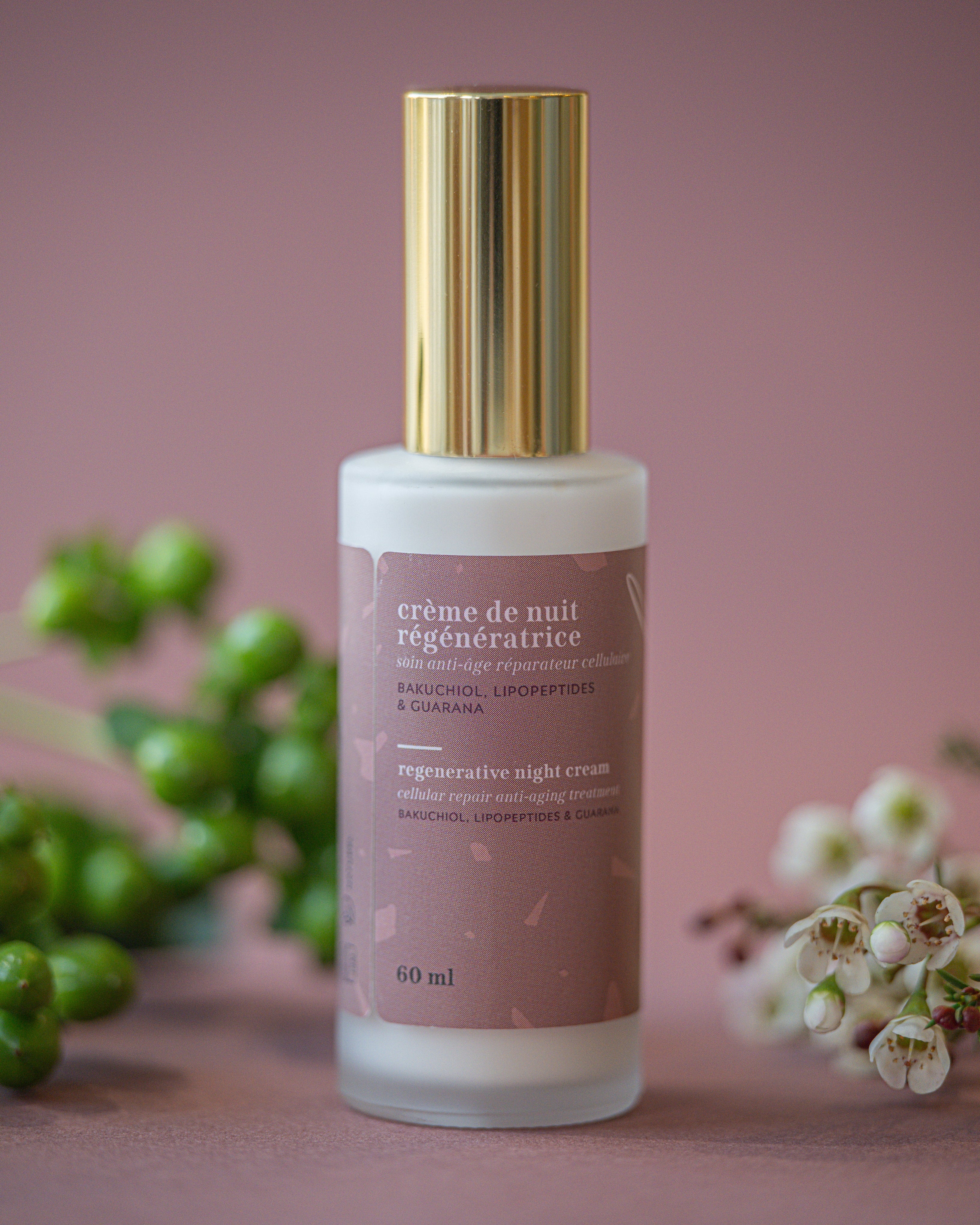 Crème de nuit régénératrice au Bakuchiol