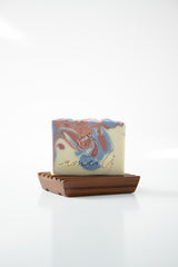 Savon exfoliant au lait de chèvre et eucalyptus citronné