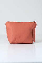 Pochette à cosmétique en cuir