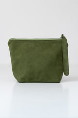 Pochette à cosmétique en cuir