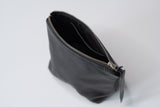 Pochette à cosmétique en cuir
