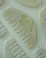Jade stone comb