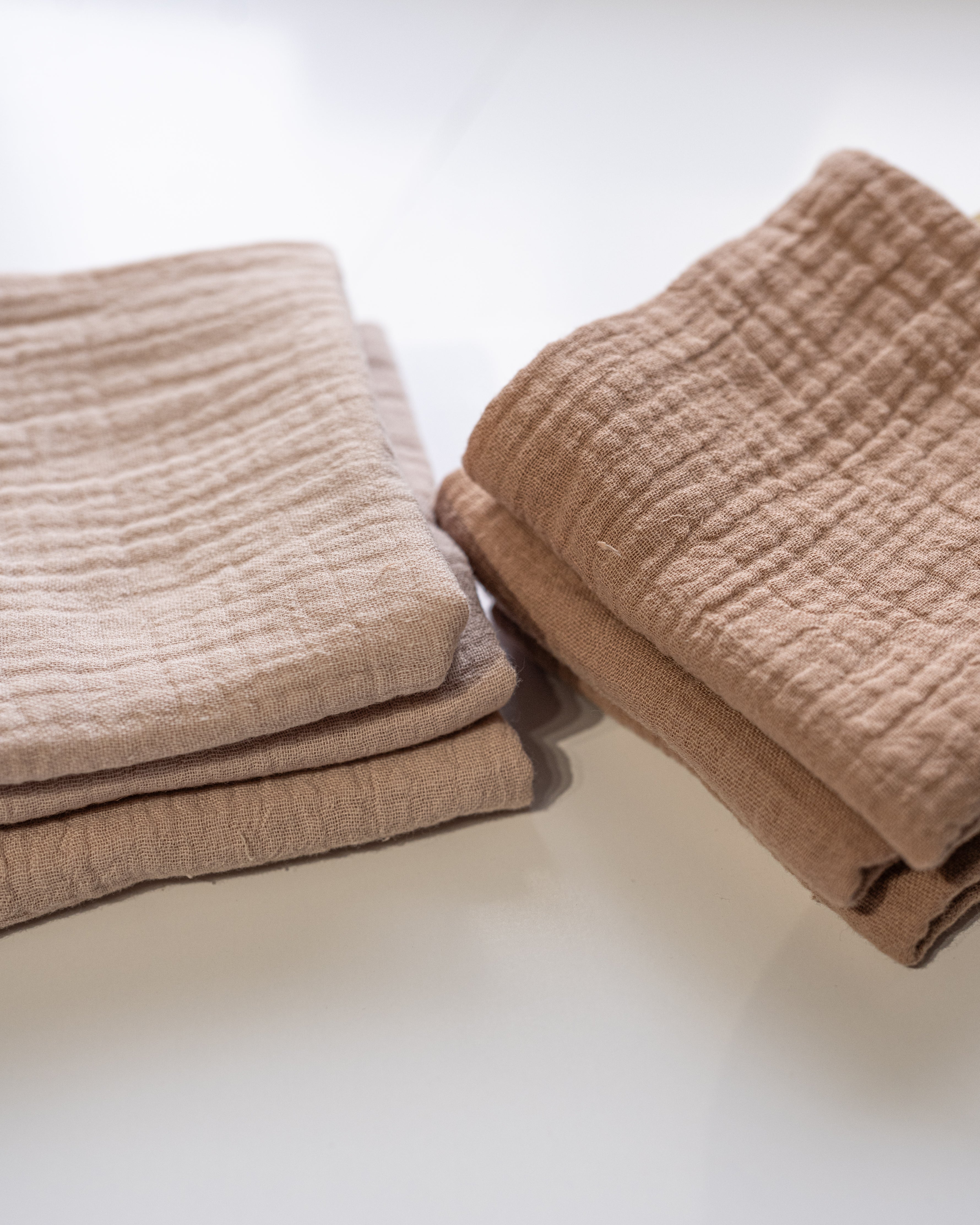 Lingettes en mousseline