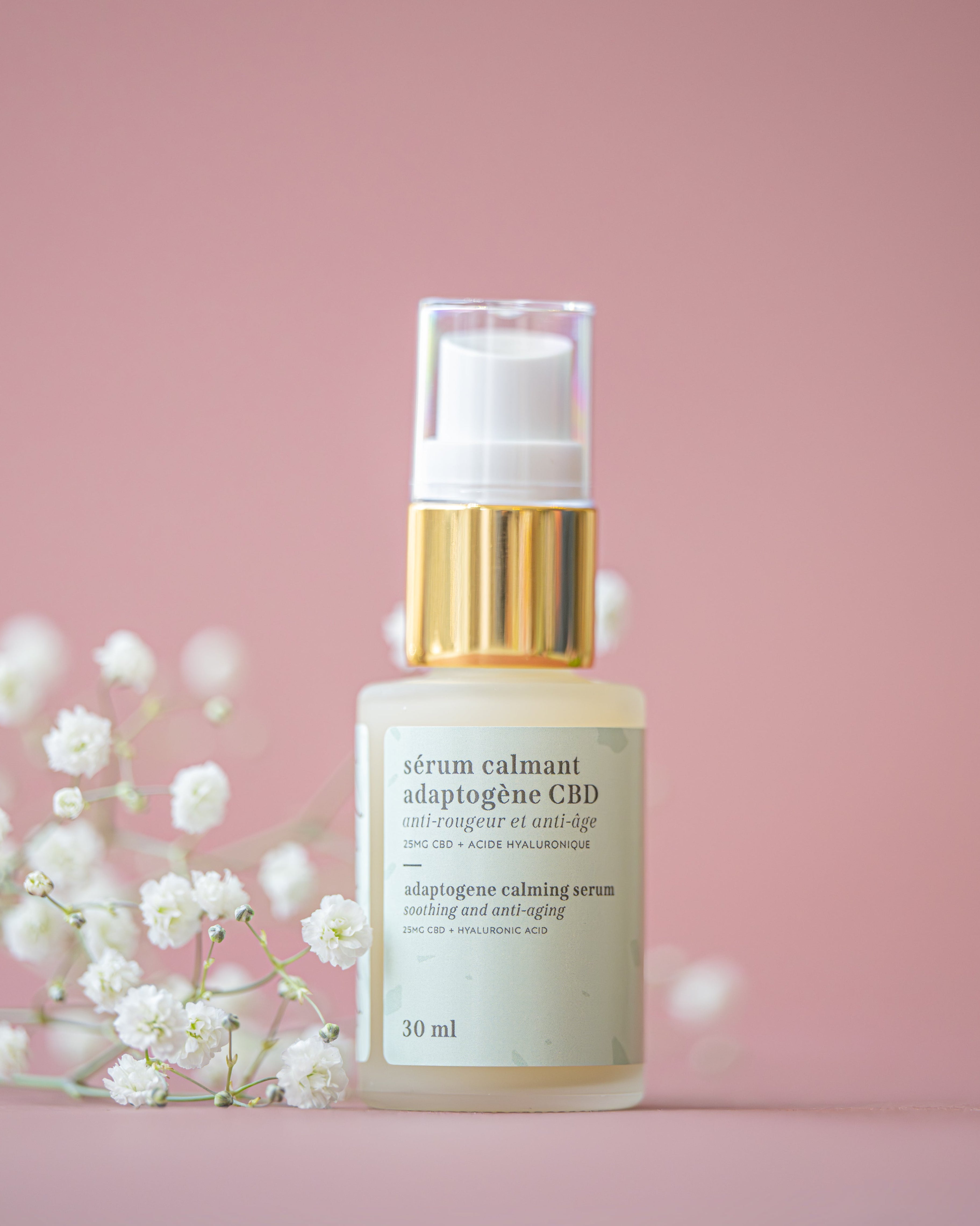 Sérum calmant adaptogène CBD