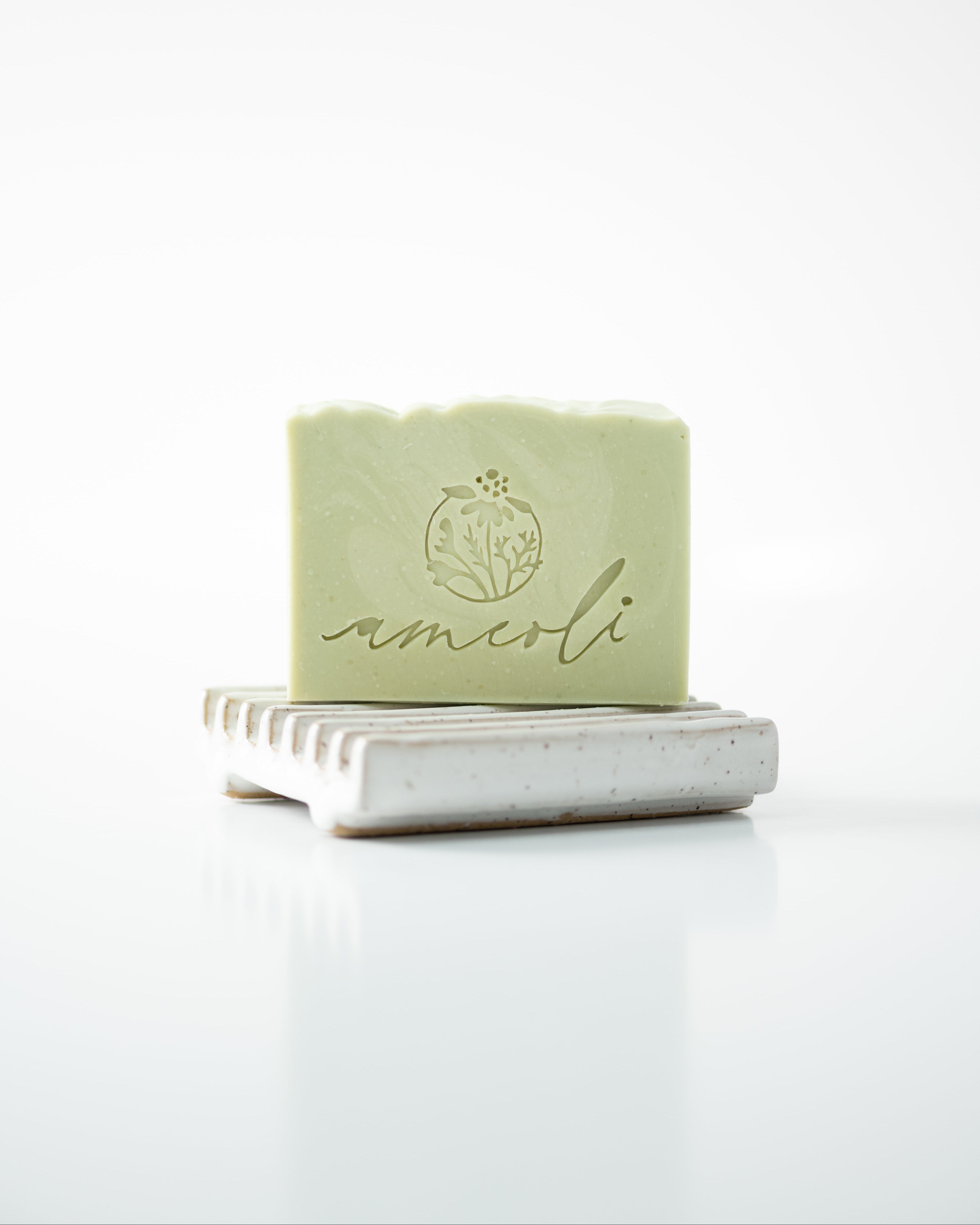 Le Mentholé | Savon onctueux au lait de chèvre et menthe